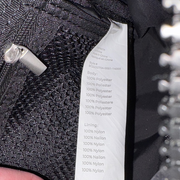 Fabletics Mini Black Backpack with Logo Straps - Picture 3 of 5